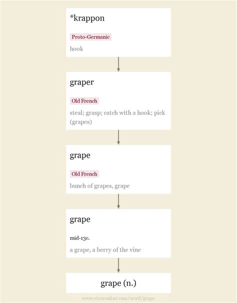 Grape Etymology Definition