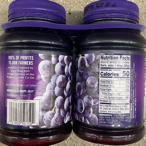 Grape Jam Calories