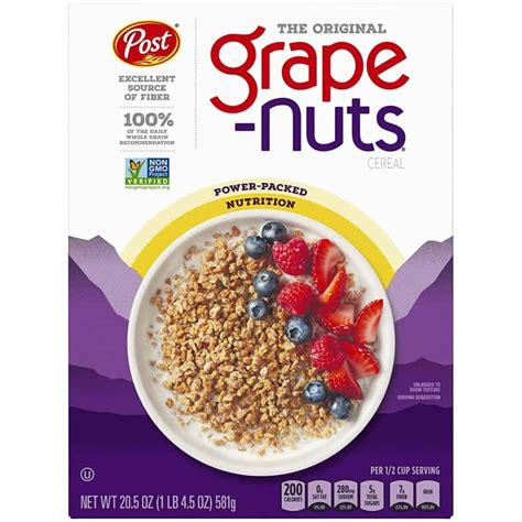 Grape Nuts Cereal Sugar Content