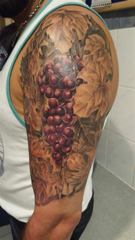 Inspirational Grape Tattoo Designs Ideas
