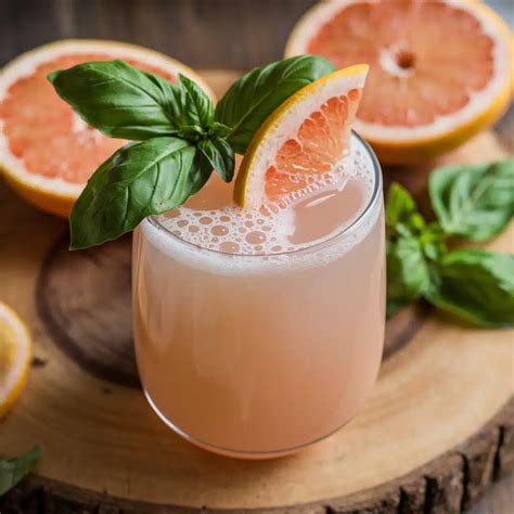 Grapefruit Basil Drink