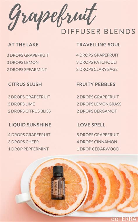 Grapefruit Essential Oil Benefits Diffuser