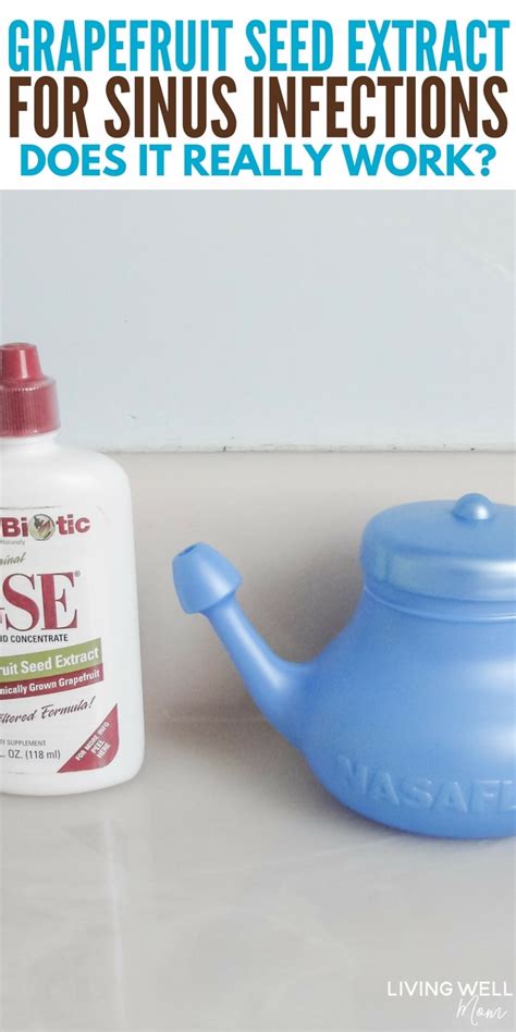 Grapefruit Seed Extract In Neti Pot