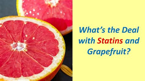 Grapefruit Statins md