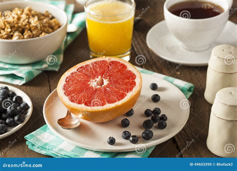 Grapefruit With Breakfast
