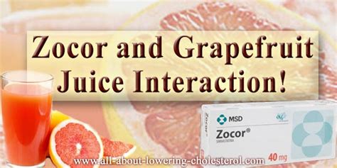 Grapefruit Zocor Side Effects