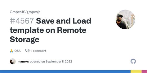 Grapesjs Load Template