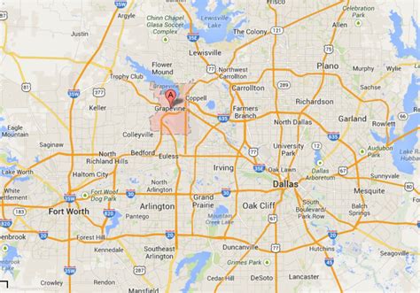 Grapevine Tx Zip Code Map