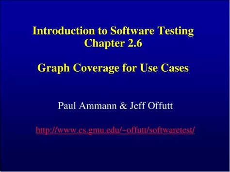 Graph Coverage In Software Testing Research Paper
