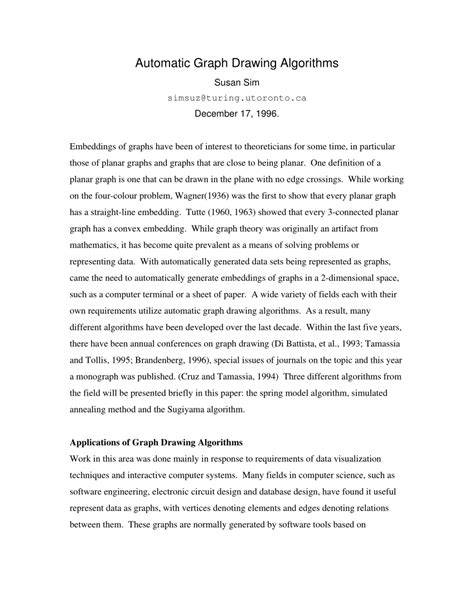 An improved graph drawing algorithm for email networks