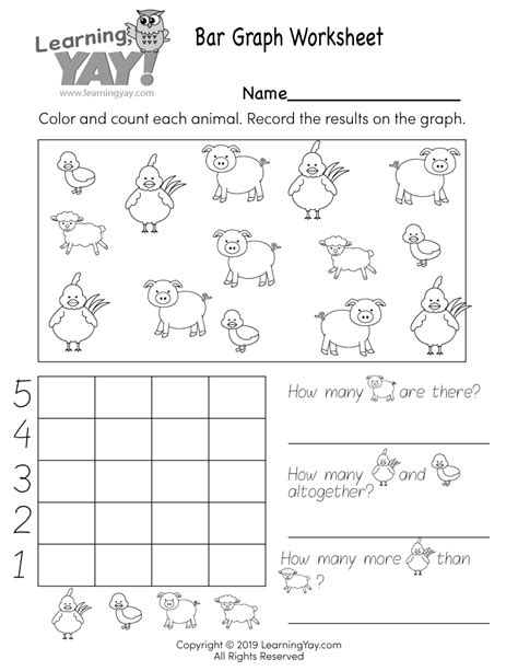 Graph Math Worksheet 1St Grade