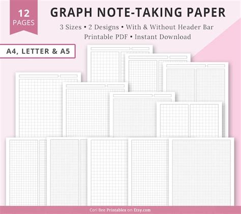 Graph Note Paper