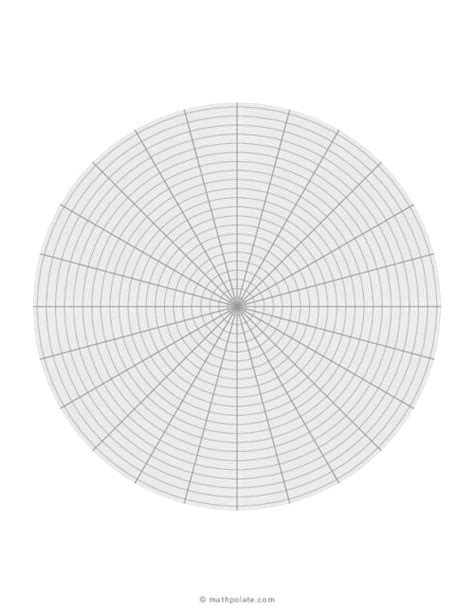 Graph Paper Generator Unit Circles