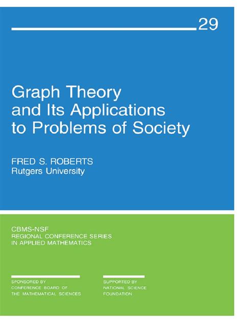 graph theory and its applications to problems of society pdf
