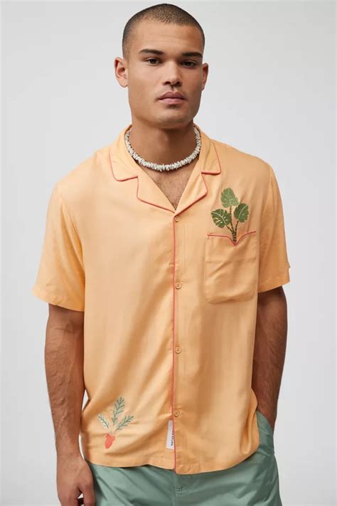 Graphic Button Down Shirt