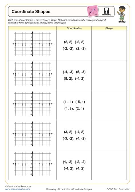 Graph Paper Printable Coordinate Plane Printable Graph Paper
