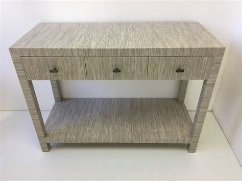 Grasscloth Table