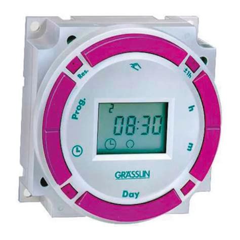 Grasslin GM40AV series Timer Installation and operating instructions