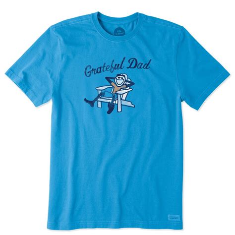 grateful dad life is good t shirt