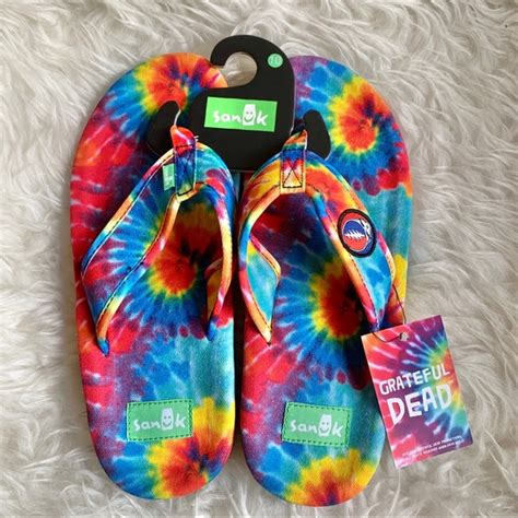 grateful dead flip flops