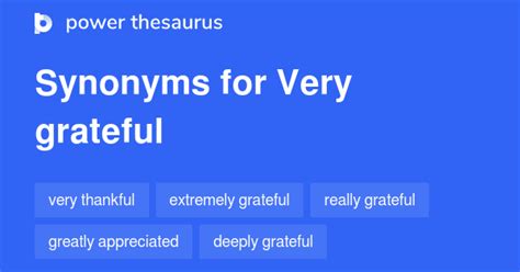 Grateful Verb Thesaurus