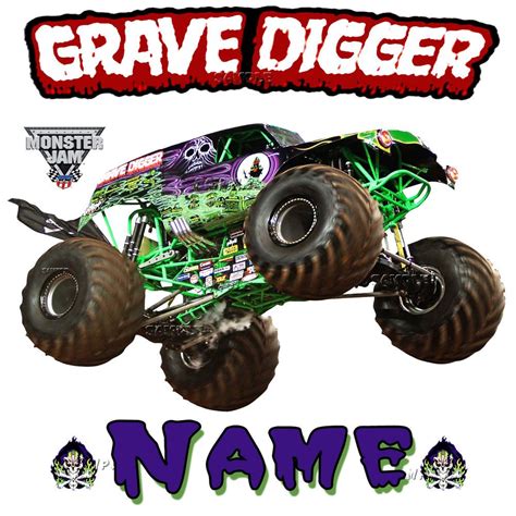 grave digger wall decals