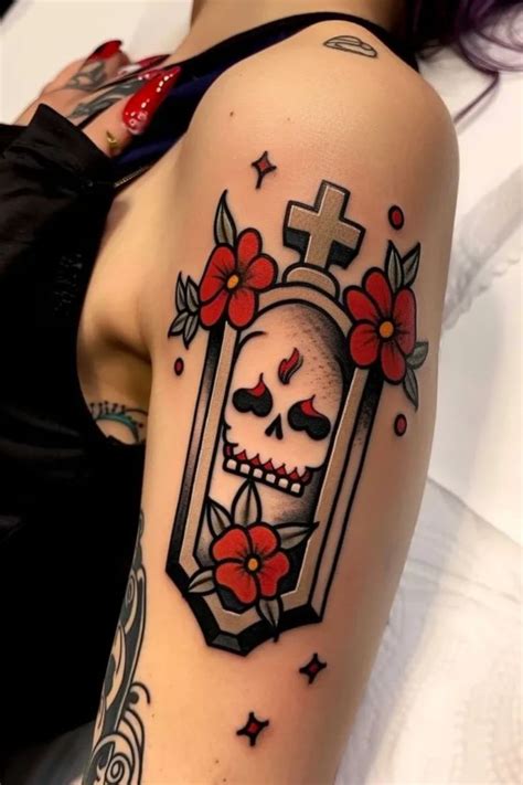 Gravestone Tattoos Designs