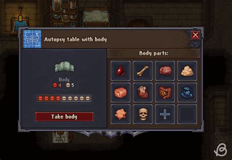 Graveyard Keeper Body Guide
