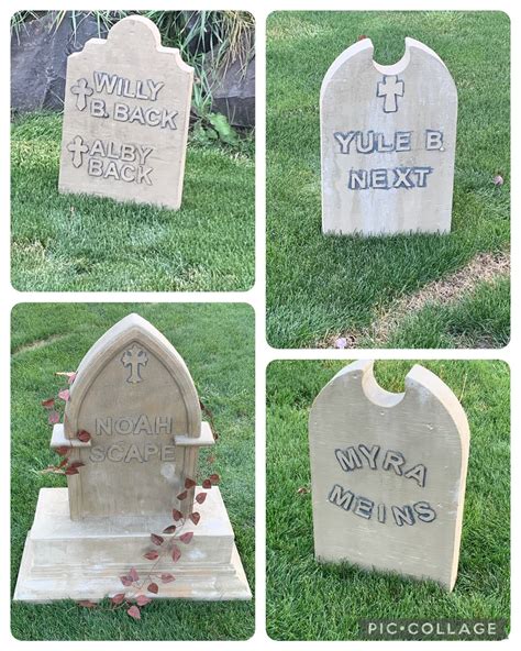 Graveyard Name Puns