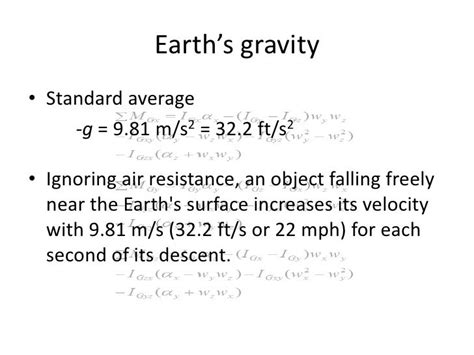 gravity in in/s2