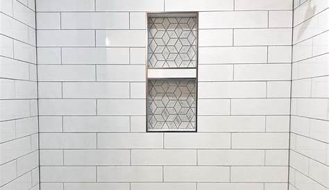 White subway tile bathroom walls with light gray grout 27 Inspirational
