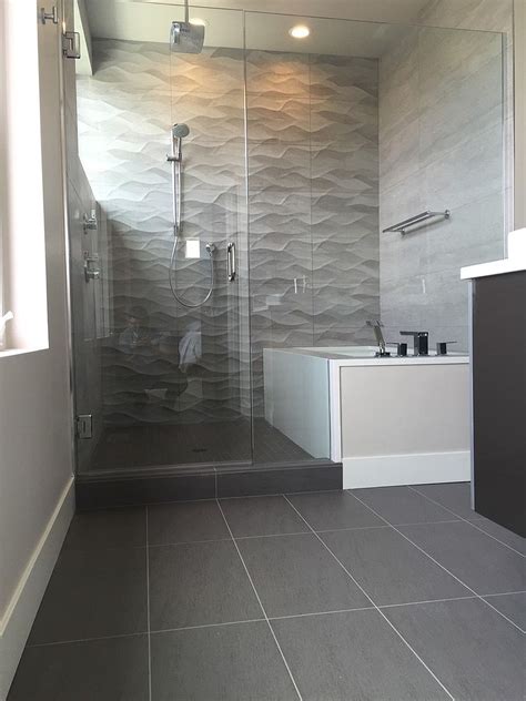 Gray Bathroom Shower Tile Ideas