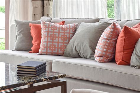  27 References Gray Couch With Orange Pillows With Low Budget