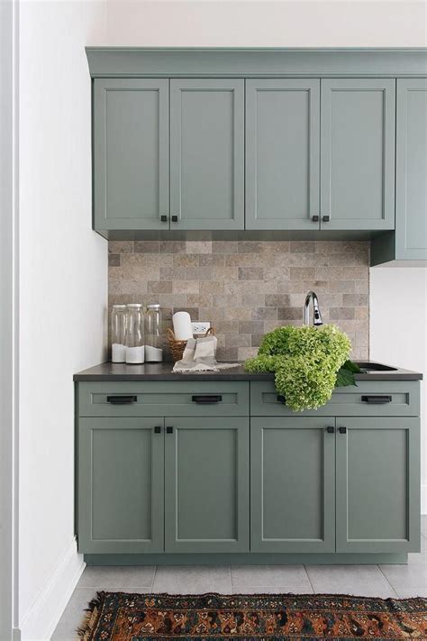 The 14 Paint Colors Featured in Our Favorite Green Kitchens Painted