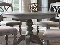 Home Decorators Collection Aldridge Antique Grey Round Dining Table