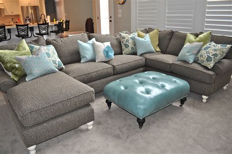 Popular Gray Sectional With Pillows For Living Room