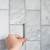 gray tile and grout color combinations