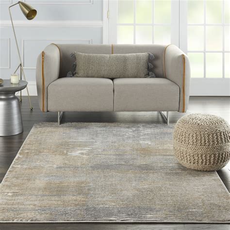 Gray and Beige Rug