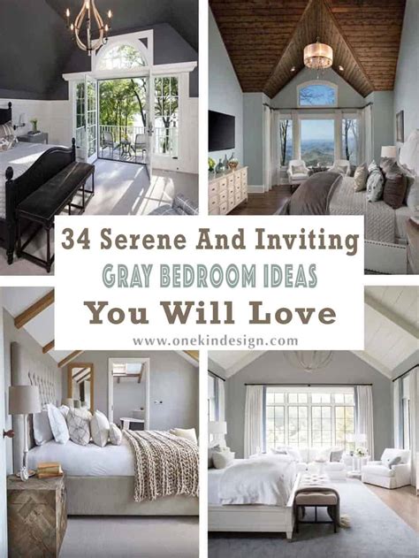 gray bedroom inviting