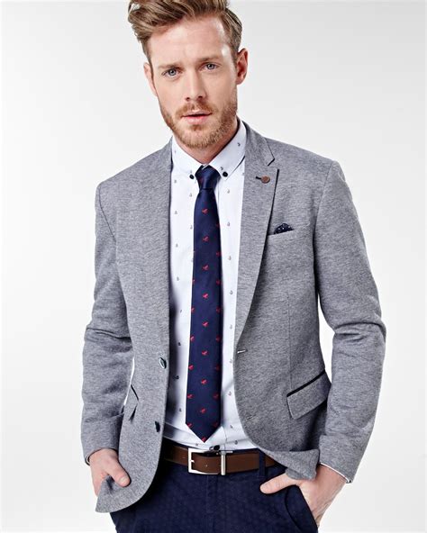 gray blazer for men