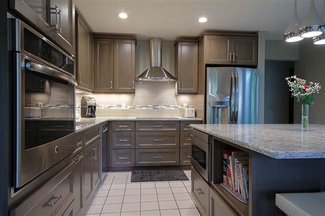 Gray Brown Cabinets