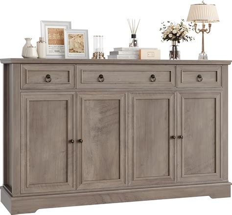 Stylish and Functional: Elevate Your Space with a Gray Buffet Cabinet