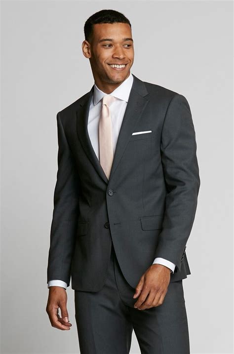 Gray Charcoal Suit Jacket