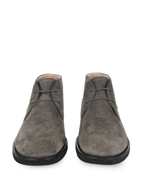 gray desert boots