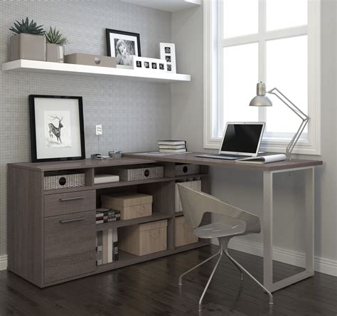 gray desk small