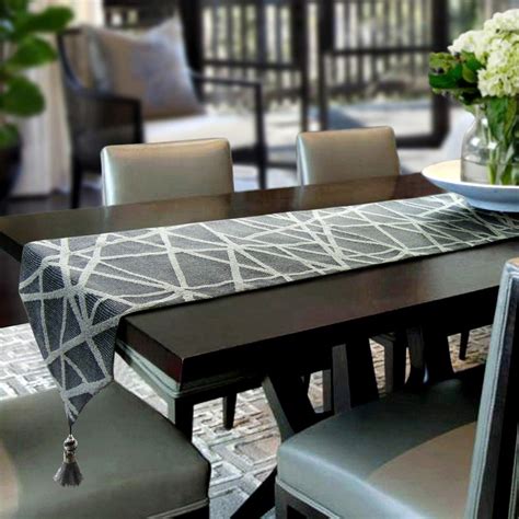 Gray Dining Room Table Runner