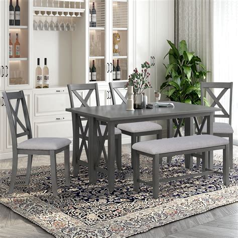 Gray Dining Table Chairs