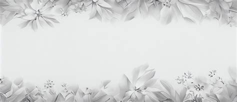 Gray Floral Background