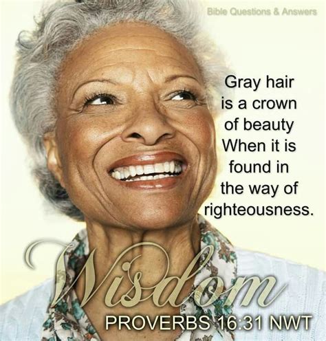 gray hair crown of wisdom