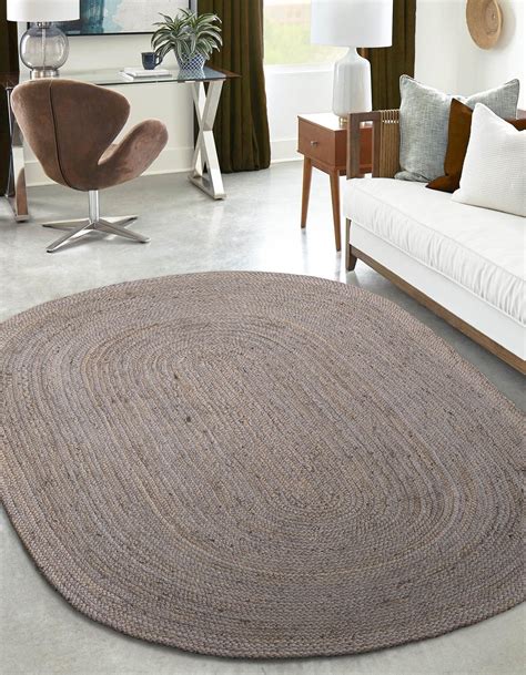 Gray Jute Area Rug